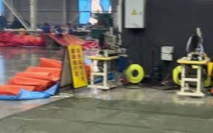 Oficina de produção de saco de água